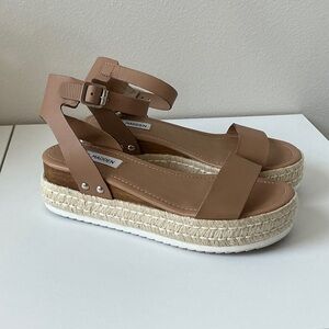Steve Madden Brown Espadrille Sandals